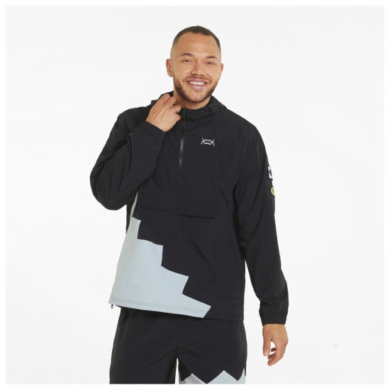 Puma Ανδρικό αντιανεμικό μπουφάν Short Corner Pullover Puma Ανδρικό αντιανεμικό μπουφάν Short Corner Pullover